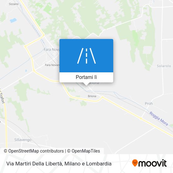 Mappa Via Martiri Della Libertà