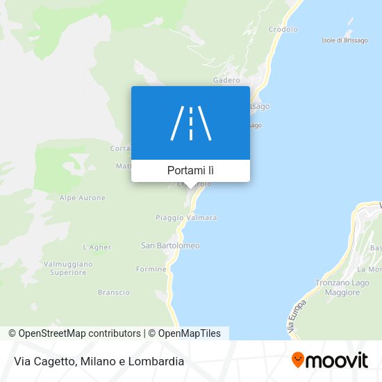 Mappa Via Cagetto