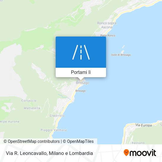 Mappa Via R. Leoncavallo