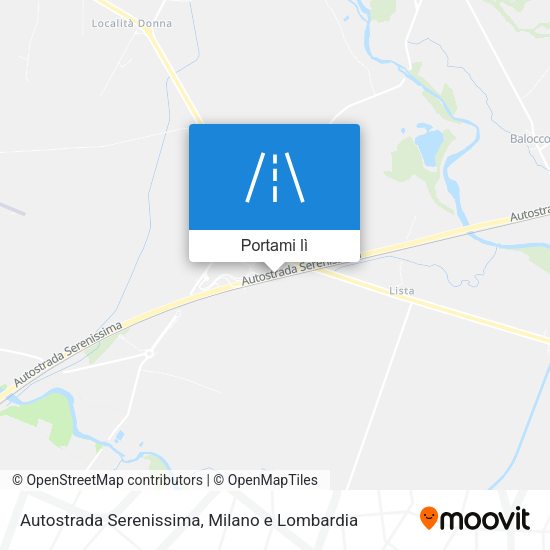 Mappa Autostrada Serenissima