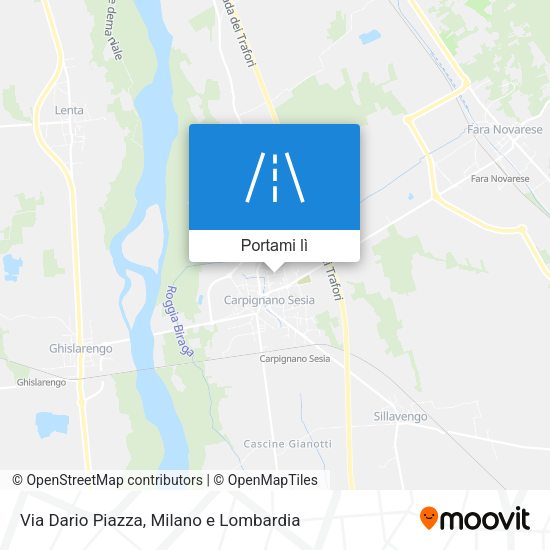 Mappa Via Dario Piazza