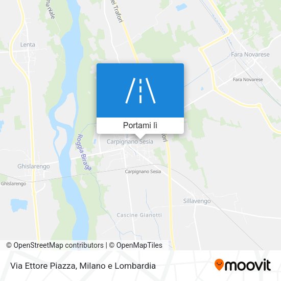 Mappa Via Ettore Piazza