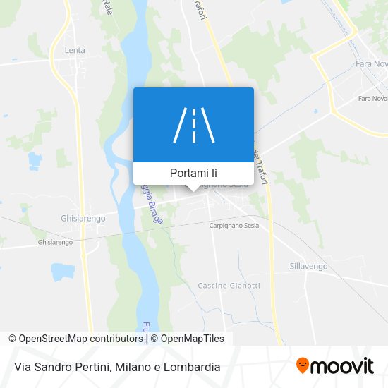 Mappa Via Sandro Pertini