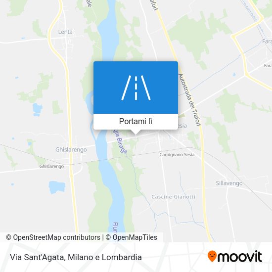Mappa Via Sant'Agata