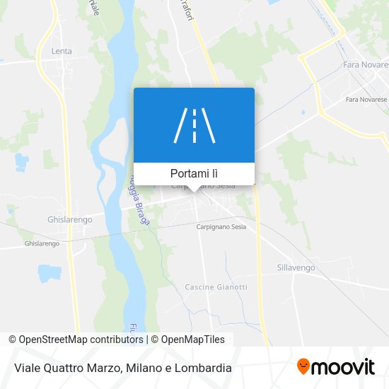Mappa Viale Quattro Marzo