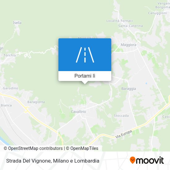 Mappa Strada Del Vignone