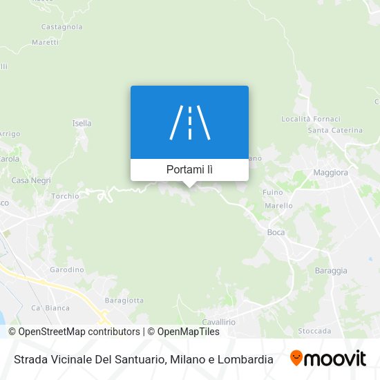 Mappa Strada Vicinale Del Santuario