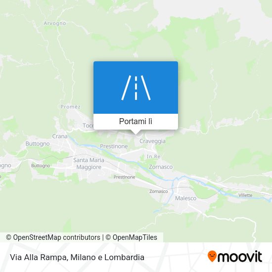 Mappa Via Alla Rampa
