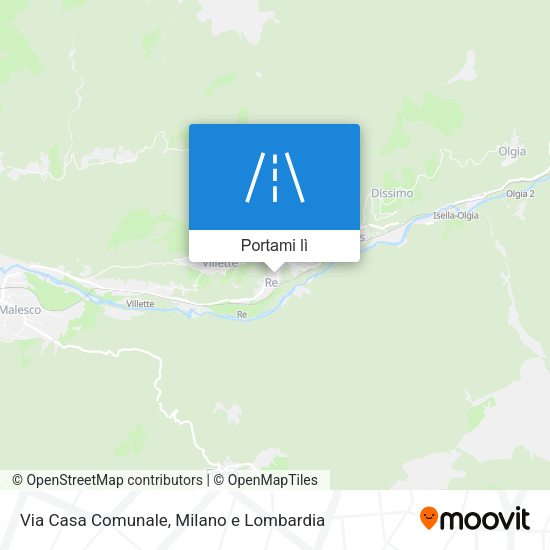 Mappa Via Casa Comunale