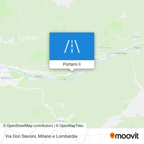 Mappa Via Don Savoini