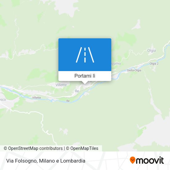 Mappa Via Folsogno