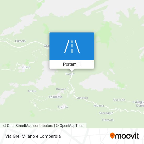 Mappa Via Grè