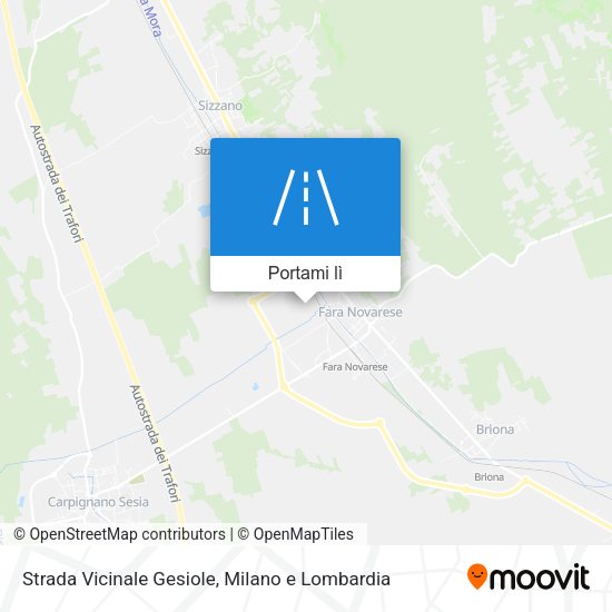 Mappa Strada Vicinale Gesiole