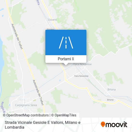 Mappa Strada Vicinale Gesiole E Valloni