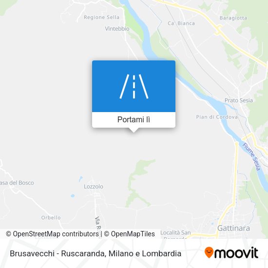 Mappa Brusavecchi - Ruscaranda
