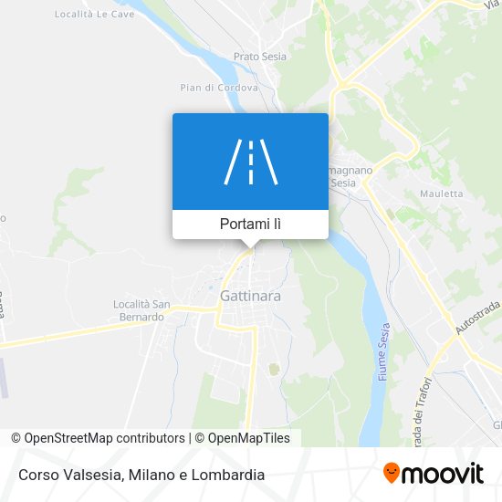 Mappa Corso Valsesia