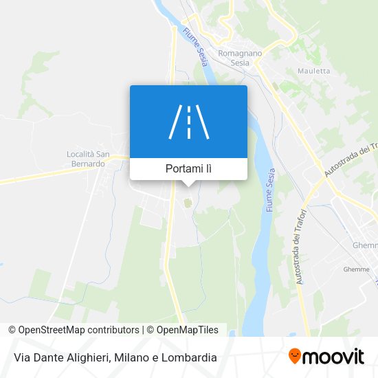 Mappa Via Dante Alighieri