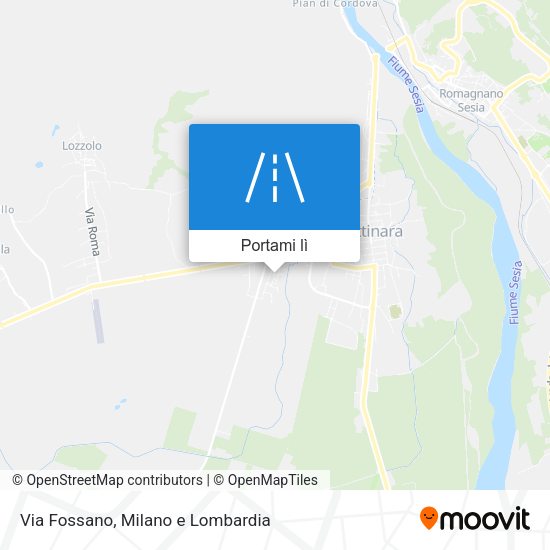 Mappa Via Fossano