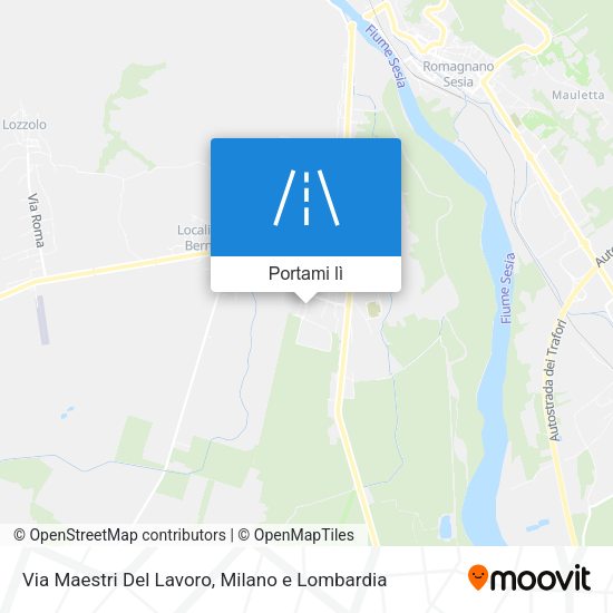 Mappa Via Maestri Del Lavoro
