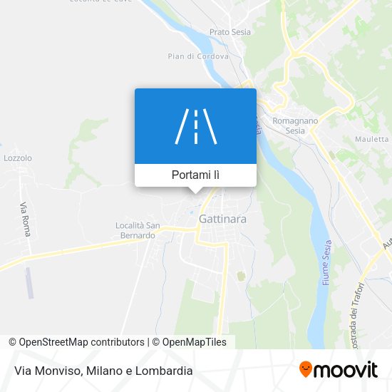 Mappa Via Monviso
