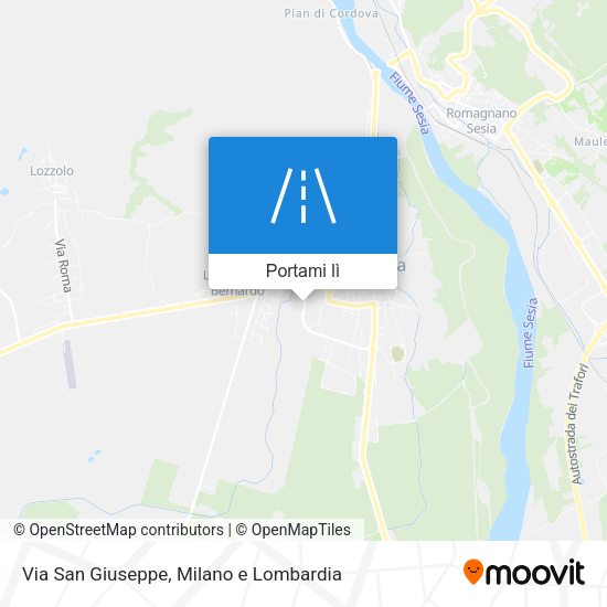 Mappa Via San Giuseppe