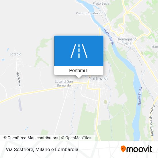 Mappa Via Sestriere
