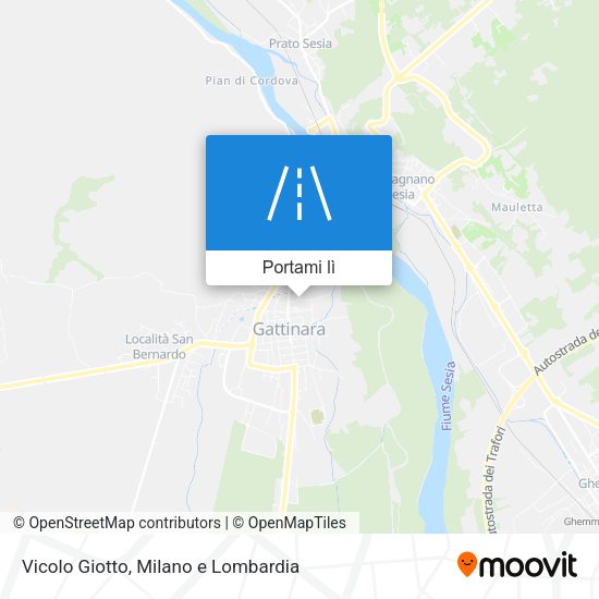 Mappa Vicolo Giotto