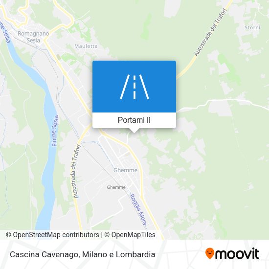 Mappa Cascina Cavenago