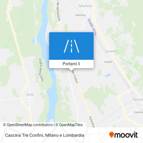 Mappa Cascina Tre Confini