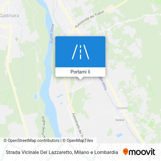 Mappa Strada Vicinale Del Lazzaretto