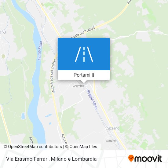 Mappa Via Erasmo Ferrari