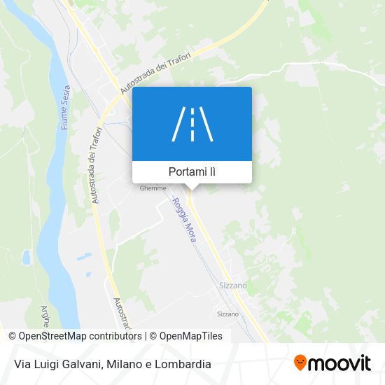 Mappa Via Luigi Galvani