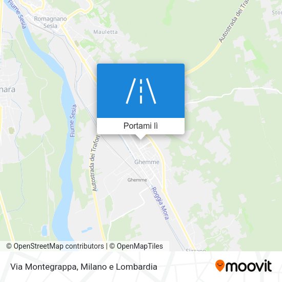 Mappa Via Montegrappa