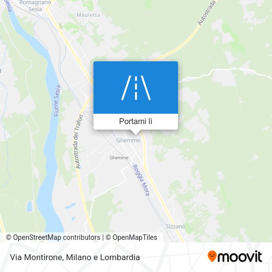Mappa Via Montirone
