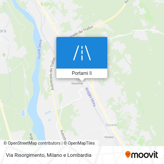 Mappa Via Risorgimento