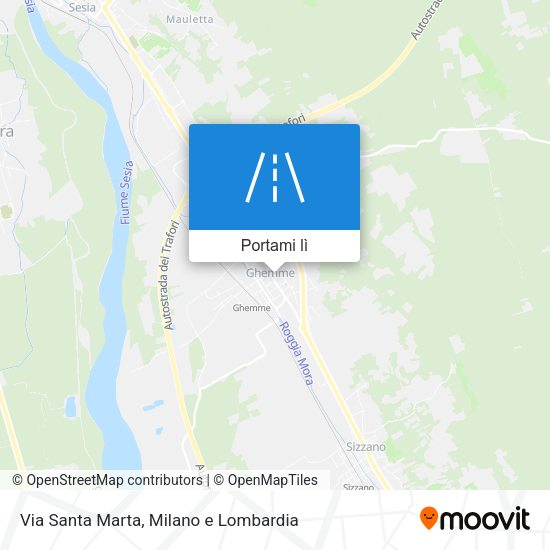Mappa Via Santa Marta
