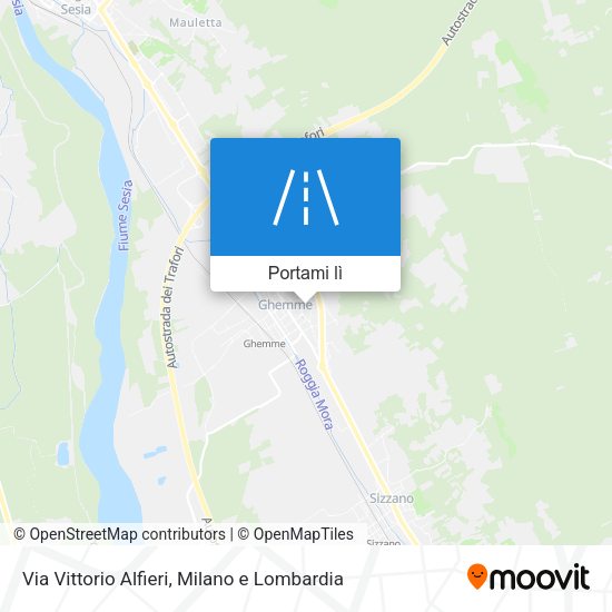 Mappa Via Vittorio Alfieri