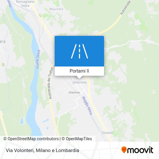 Mappa Via Volonteri
