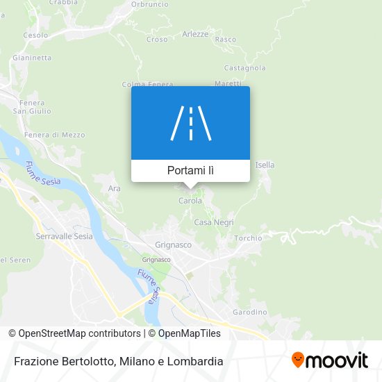 Mappa Frazione Bertolotto