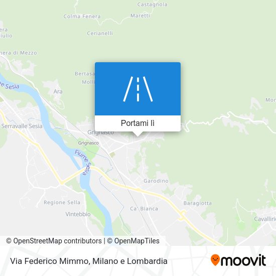 Mappa Via Federico Mimmo