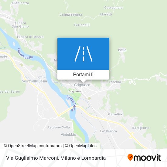 Mappa Via Guglielmo Marconi