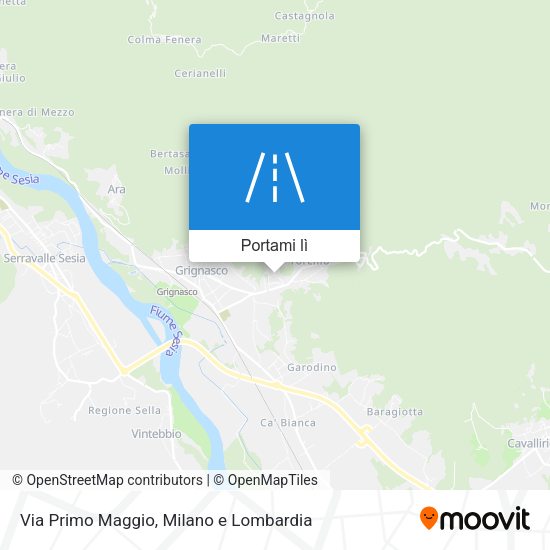 Mappa Via Primo Maggio