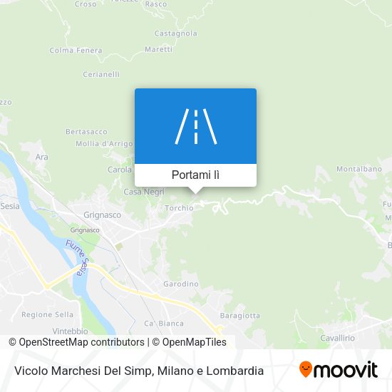 Mappa Vicolo Marchesi Del Simp