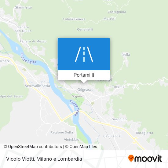 Mappa Vicolo Viotti