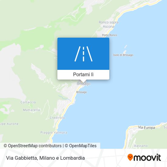 Mappa Via Gabbietta