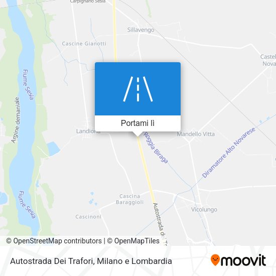 Mappa Autostrada Dei Trafori