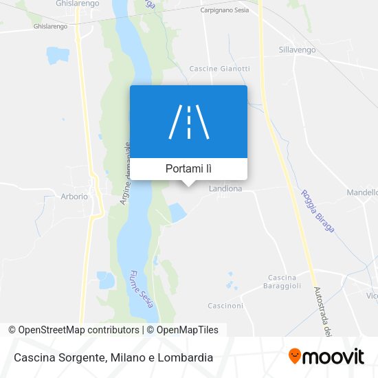 Mappa Cascina Sorgente