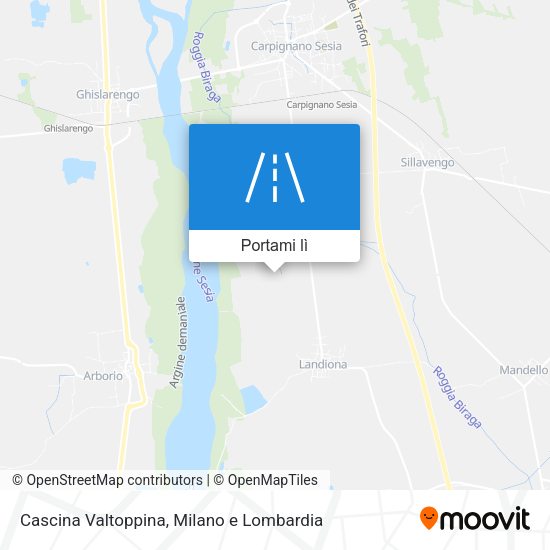 Mappa Cascina Valtoppina