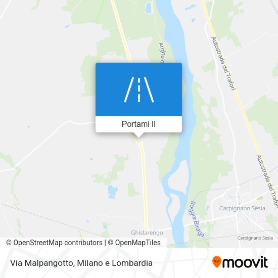 Mappa Via Malpangotto