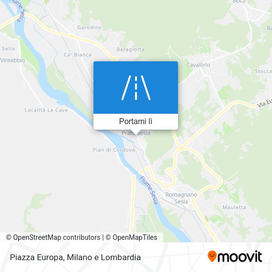 Mappa Piazza Europa